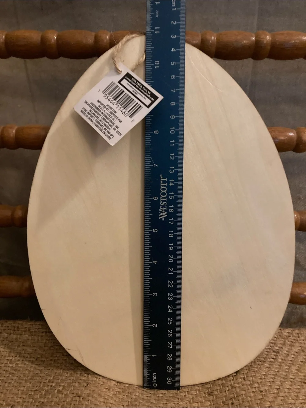 Wood bundle of Easter eggs